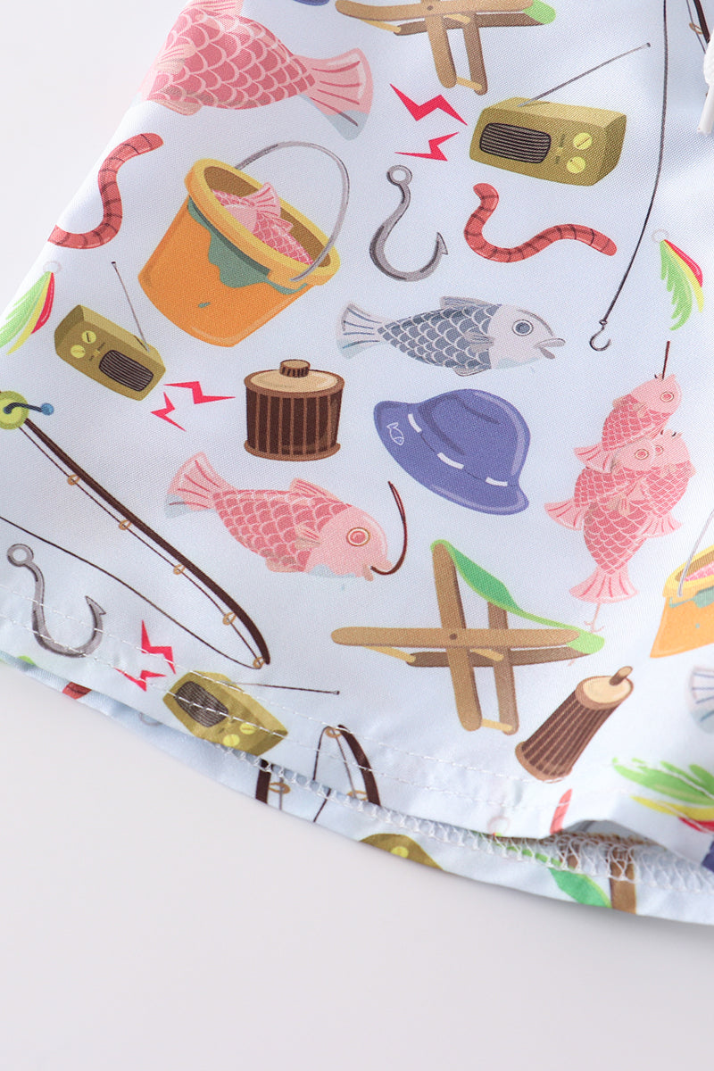 Fishing boy trunk shorts