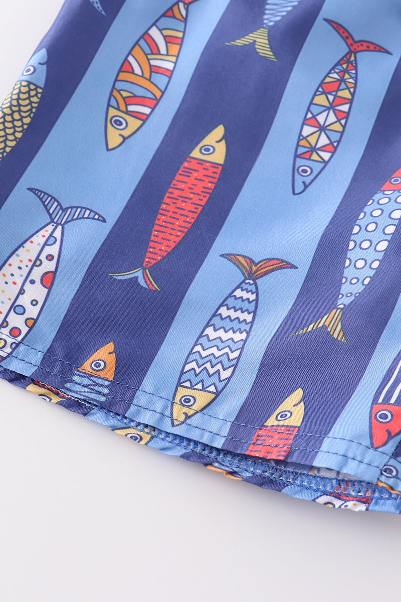 Fish boy trunk shorts