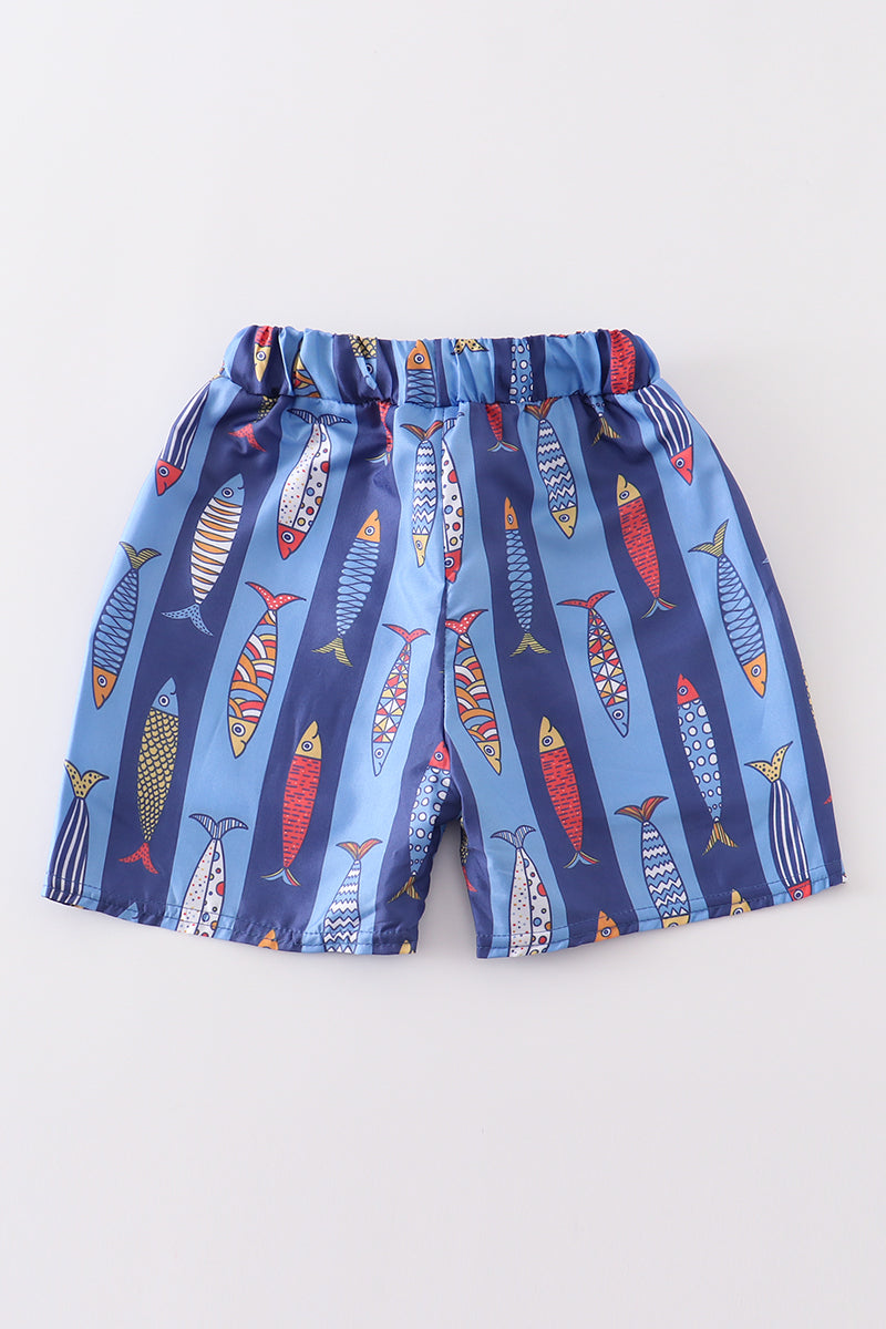 Fish boy trunk shorts