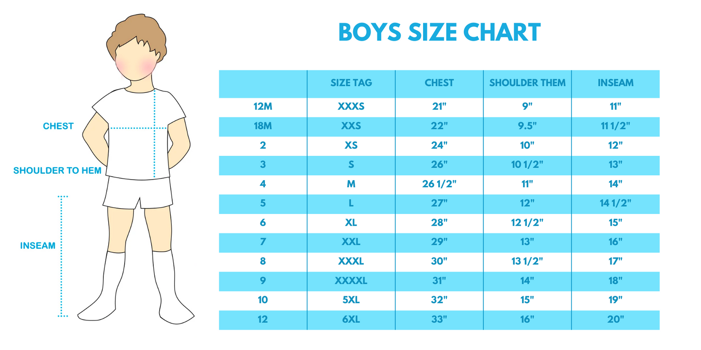 Crab french knot boy set