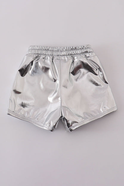 Silver laser shorts