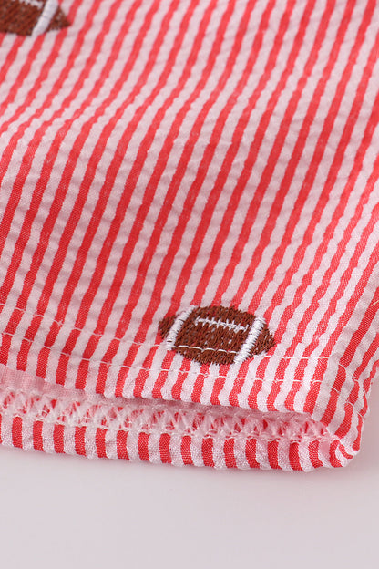 Black stripe I love UGA embroidery football set