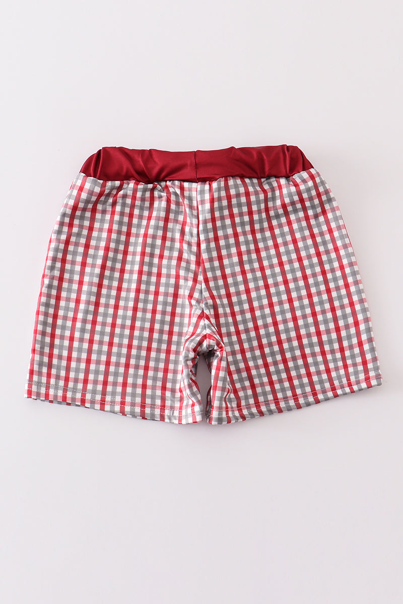 Alabama elephant embroidery boy swim trunks