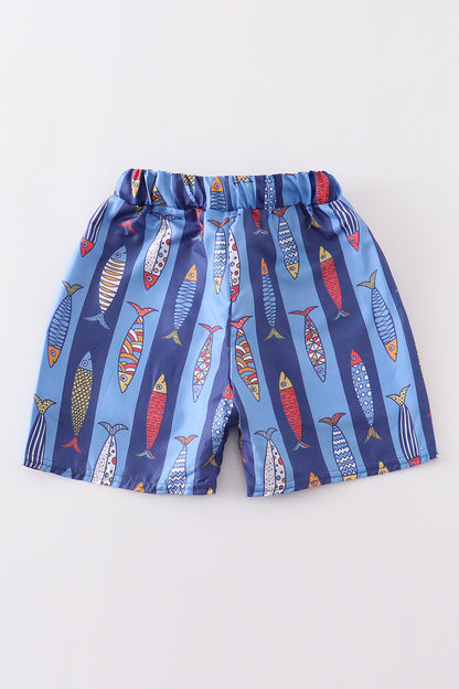 Fish boy trunk shorts