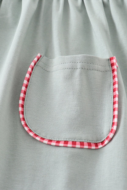 Sage farm french knot dress