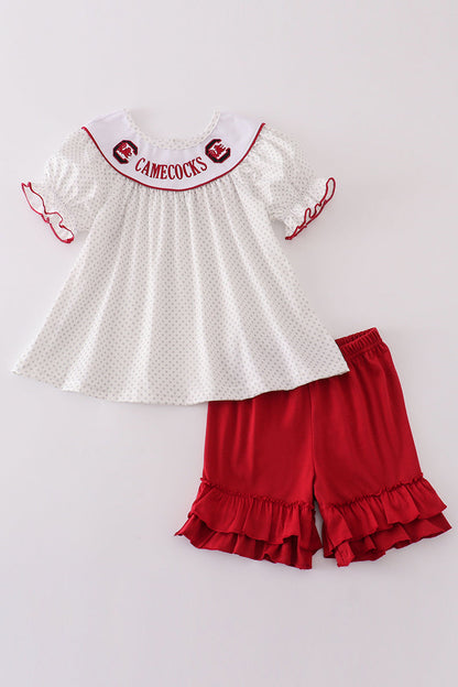 [MISSPELL Gamecocks] Gamecocks embroidery girl set