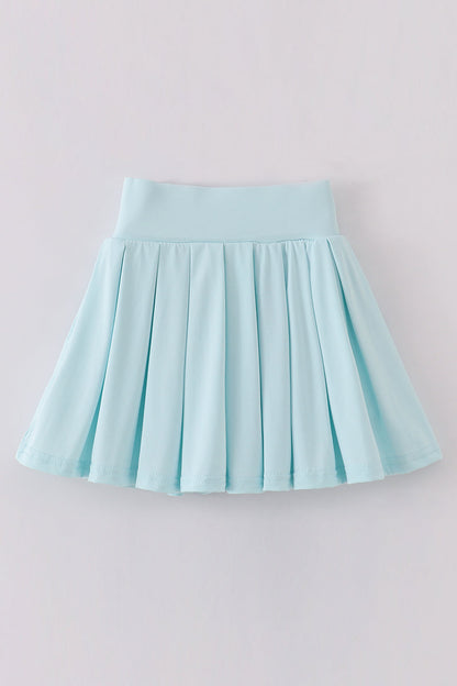 Blue Pleats active skorts
