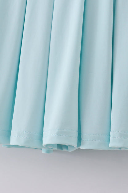 Blue Pleats active skorts
