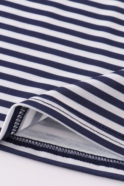 Navy Auburn war eagle embroidery button down shirt