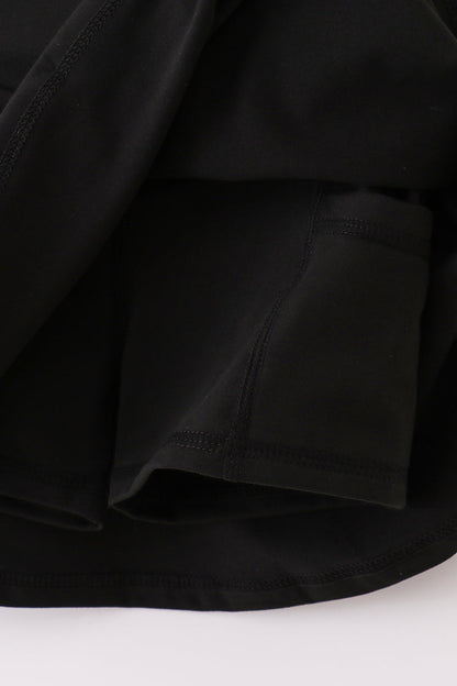 Black mom&me active skorts
